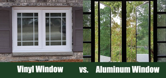 Aluminum vs. Vinyl Windows: A Comprehensive Comparison